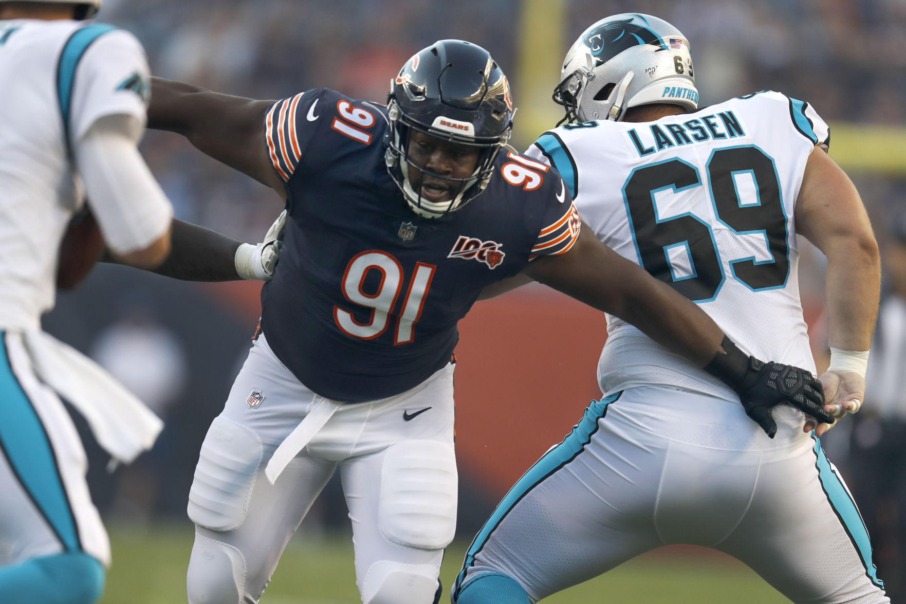 4. Nose tackle Eddie Goldman was in the building to practice with the Bears for the first time in more than a year.